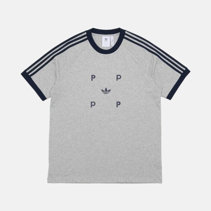 adidas X Pop Classic t-shirt, grey / navy